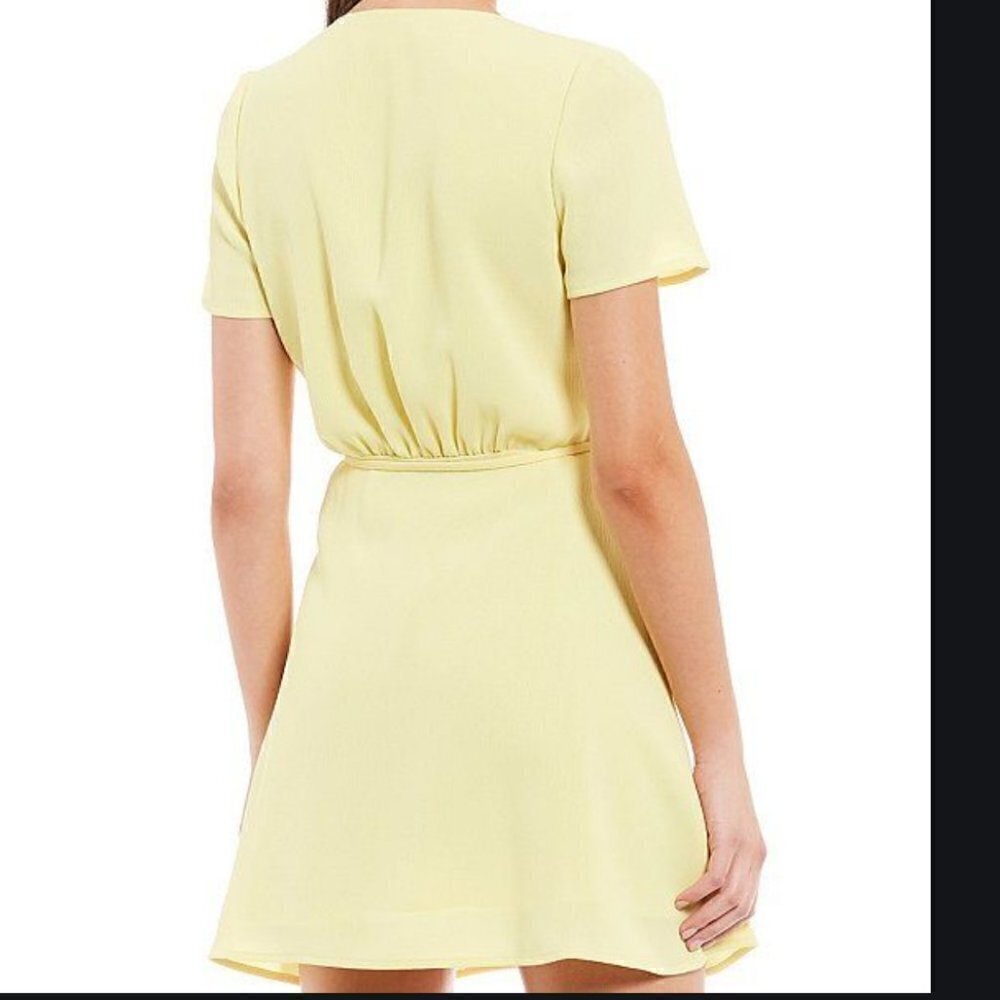 NWT Gianni Bini mini chiffon wrap dress - Picture 2 of 11